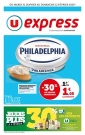 Prospectus U Express à Paris, "U Express", 16 pages de promos valables du 31/01/2023 au 12/02/2023