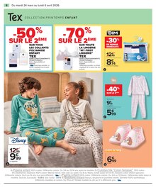 Promotion Pyjama Bébé dans le prospectus Carrefour, valable du 24/03/2026 au 06/04/2026 Promo Pyjama Bébé dans le catalogue Carrefour du moment à la page 6