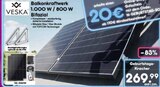 Balkonkraftwerk 1.000 W / 800 W Bifazial Angebote von VESKA bei Netto Marken-Discount Kaufbeuren für 269,99 €