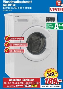 Waschvollautomat WVF4401B2 bei POCO in Bremerhaven Waschvollautomat WVF4401B2 im Angebot bei POCO Bremerhaven für 189,00 €
