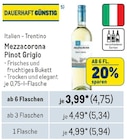 Pinot Grigio von Mezzacorona im aktuellen Metro Prospekt für 4,75 €