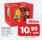 Markant Nordwest Leer - Coca-Cola Angebot im Prospekt Coca-Cola bei Markant Nordwest im Leer Prospekt für 10,99 €