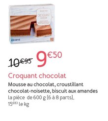 Picard Liergues - Croquant chocolat Promo Croquant chocolat dans le catalogue Picard "Un avant-goût de fêtes" à Liergues