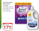 Waschmittel Pulver im Angebot bei GLOBUS in Leipzig Waschmittel Pulver Angebote von Lenor bei GLOBUS Leipzig für 17,99 €