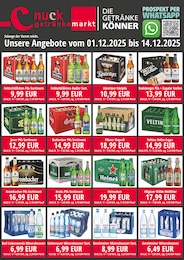 Aktueller Nuck Getränke Prospekt, "DIE GETRÄNKEKÖNNER", mit Angeboten der Woche, gültig von 01.12.2025 bis 01.12.2025