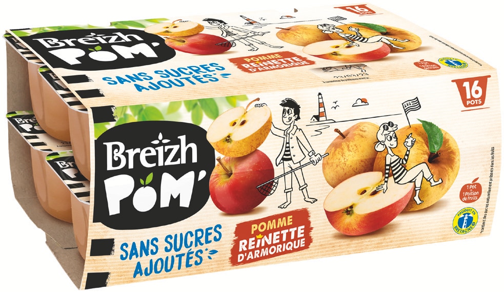 BREIZH POM Compote pomme reinette d'armorique