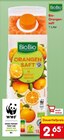 Aktuelles Bio-Orangensaft Angebot bei Netto Marken-Discount in Ingolstadt ab 2,65 €