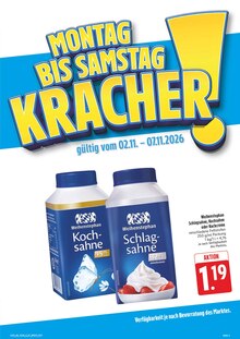 Sahne im E center Prospekt "Wir lieben Lebensmittel!" mit 40 Seiten (Würzburg)