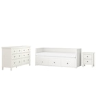 Schlafzimmermöbel 3er-Set weiß gebeizt im Angebot bei IKEA in Mühlhausen Schlafzimmermöbel 3er-Set weiß gebeizt Angebote von HEMNES bei IKEA Mühlhausen für 657,99 €