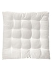 Galette de chaise en coton coloris blanc Serge Encre - 40 x 40 cm - SAFECO en promo chez Botanic Lorient à 7,99 €