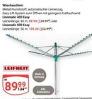 Aktuelle Wäscheständer Angebote bei GLOBUS in Halle (Saale) Aktuelles Wäscheschirm Linomatic 400 Easy Angebot bei GLOBUS in Halle (Saale) ab 89,99 €