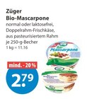 Bio-Mascarpone normal oder laktosefrei von Züger im aktuellen V-Markt Prospekt für 2,79 €