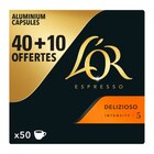 Capsules de café - L'OR ESPRESSO - Carrefour à Montigny-le-Bretonneux Capsules de café - L'OR ESPRESSO en promo chez Carrefour Montigny-le-Bretonneux à 11,32 €