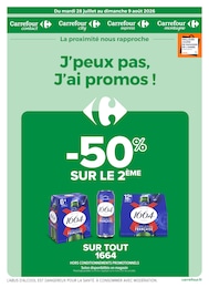 Catalogue Carrefour Proximité "J'peux pas, J'ai promos !" à Montbard et alentours, 18 pages, 28/07/2026 - 09/08/2026