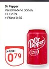 Dr Pepper Angebote von Dr Pepper bei GLOBUS Bochum für 0,79 €