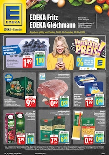Aktueller EDEKA Prospekt "Wir lieben Lebensmittel!" für Oberweißbach (Thüringer Wald) Aktueller EDEKA Prospekt für Oberweißbach (Thüringer Wald) mit Seiten