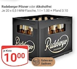Pilsner oder Alkoholfrei im Angebot bei GLOBUS in Zwickau Pilsner oder Alkoholfrei Angebote von Radeberger bei GLOBUS Zwickau für 10,00 €