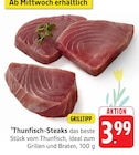 Thunfisch-Steaks im Angebot bei EDEKA in Karlsruhe Thunfisch-Steaks Angebote bei EDEKA Karlsruhe für 3,99 €