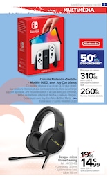 Nintendo Switch Angebote im Prospekt "French days : s'équiper à petits prix" von Carrefour Market auf Seite 5