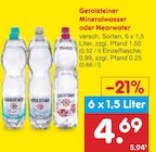 Netto Marken-Discount - Mineralwasser oder Nearwater Angebot im Prospekt Mineralwasser oder Nearwater bei Netto Marken-Discount im Prospekt "" für 4,69 €