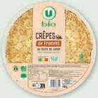 Crepes de Froment - U Bio à 2,91 € dans le catalogue U Express