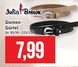 Damen-Gürtel im Angebot bei Kaufhaus Stolz in Stralsund Damen-Gürtel Angebote von Julia Brown bei Kaufhaus Stolz Stralsund für 7,99 €