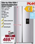Side-by-Side Kühl-/Gefrierkombination im POCO Prospekt Side-by-Side Kühl-/Gefrierkombination von PKM im aktuellen POCO Prospekt für 469,99 €
