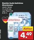 Rheinfels Quelle Natürliches Mineralwasser Angebote bei Netto Marken-Discount Bottrop für 4,49 €