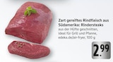 Zart gereiftes Rindfleisch aus Südamerika: Rindersteaks Angebote bei E center Göppingen für 2,99 €