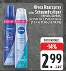 Haarspray oder Schaumfestiger Angebote von Nivea bei E center Ahaus für 2,99 €