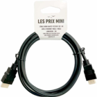 Câble hdmi 2m - Bureau Vallée à Cachan Câble hdmi 2m en promo chez Bureau Vallée Cachan à 2,99 €