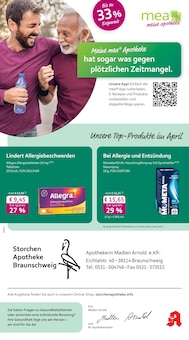 Aktueller mea - meine apotheke Prospekt "Unsere April-Angebote" für Braunschweig Aktueller mea - meine apotheke Prospekt für Braunschweig mit Seiten