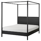 Himmelbettgestell schwarz/Leirsund 160x200 cm von YTTERVÅG für 667,00 € bei IKEA im Angebot Himmelbettgestell schwarz/Leirsund 160x200 cm von YTTERVÅG im aktuellen IKEA Prospekt