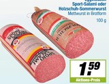 Aktuelle Mettwurst Angebote bei EDEKA in Münster Aktuelles Sport-Salami Angebot bei EDEKA in Münster ab 1,59 €