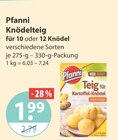 Knödelteig für 10 Knödel von Pfanni im aktuellen V-Markt Prospekt für 1,99 €