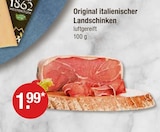 V-Markt Wald - Original italienischer Landschinken Angebot im Prospekt Original italienischer Landschinken bei V-Markt im Wald Prospekt für 1,99 €