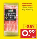 Rohschinken Spezialitäten für 0,99 € bei Netto Marken-Discount im Angebot Rohschinken Spezialitäten im aktuellen Netto Marken-Discount Prospekt