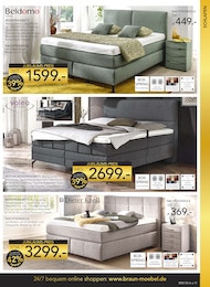 Bett Angebot & Preis im aktuellen BRAUN Möbel-Center Prospekt Bett Angebot im aktuellen BRAUN Möbel-Center Prospekt auf Seite 11
