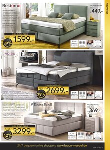 Bett im BRAUN Möbel-Center Prospekt "60 JAHRE BRAUN MÖBEL CENTER" mit 20 Seiten (Reutlingen)
