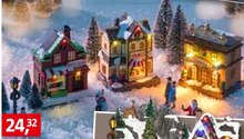 LED Weihnachtsszenerie 'Dorf'