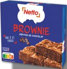 Brownie pépites de chocolat - NETTO - Netto à Montreuil Brownie pépites de chocolat - NETTO en promo chez Netto Montreuil à 2,16 €