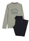 Pyjama long bio homme - TEX en promo chez Carrefour Pyjama long bio homme - TEX dans le catalogue Carrefour