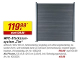 WPC-Steckzaun-system „Tim“ im toom Baumarkt Prospekt WPC-Steckzaun-system „Tim“ von im aktuellen toom Baumarkt Prospekt für 119,99 €