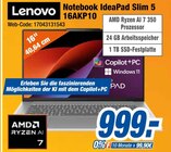 Aktuelle Notebook Angebote bei expert in Siegen (Universitätsstadt) Aktuelles Notebook IdeaPad Slim 5 16AKP10 Angebot bei expert in Siegen (Universitätsstadt) ab 999,00 €