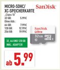 MICRO-SDHC/ XC-SPEICHERKARTE Angebote von SanDisk bei Marktkauf Gelsenkirchen für 5,99 €