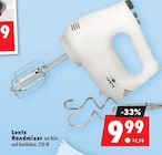 Handmixer von Lentz für 9,99 € bei Mäc-Geiz im Angebot Handmixer von Lentz im aktuellen Mäc-Geiz Prospekt