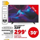 Hyper U Mouxy - Promo Téléviseur LED UHD TECHICAL 55" Promo Téléviseur LED UHD TECHICAL 55" à 299,00 € dans le catalogue Hyper U à Mouxy