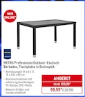 Outdoor-Esstisch Barbados, Tischplatte in Steinoptik im METRO Prospekt Outdoor-Esstisch Barbados, Tischplatte in Steinoptik von METRO Professional im aktuellen METRO Prospekt für 118,99 €