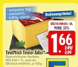 Tiroler Adler im EDEKA Prospekt Tiroler Adler von TirolMilch im aktuellen EDEKA Prospekt für 1,66 €