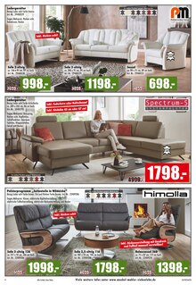 Sofa im aktuellen Möbel Mahler Siebenlehn Prospekt (Leipzig) Sofa im Möbel Mahler Siebenlehn Prospekt "MÖBEL ZUM SPARPREIS!" mit 16 Seiten (Leipzig)